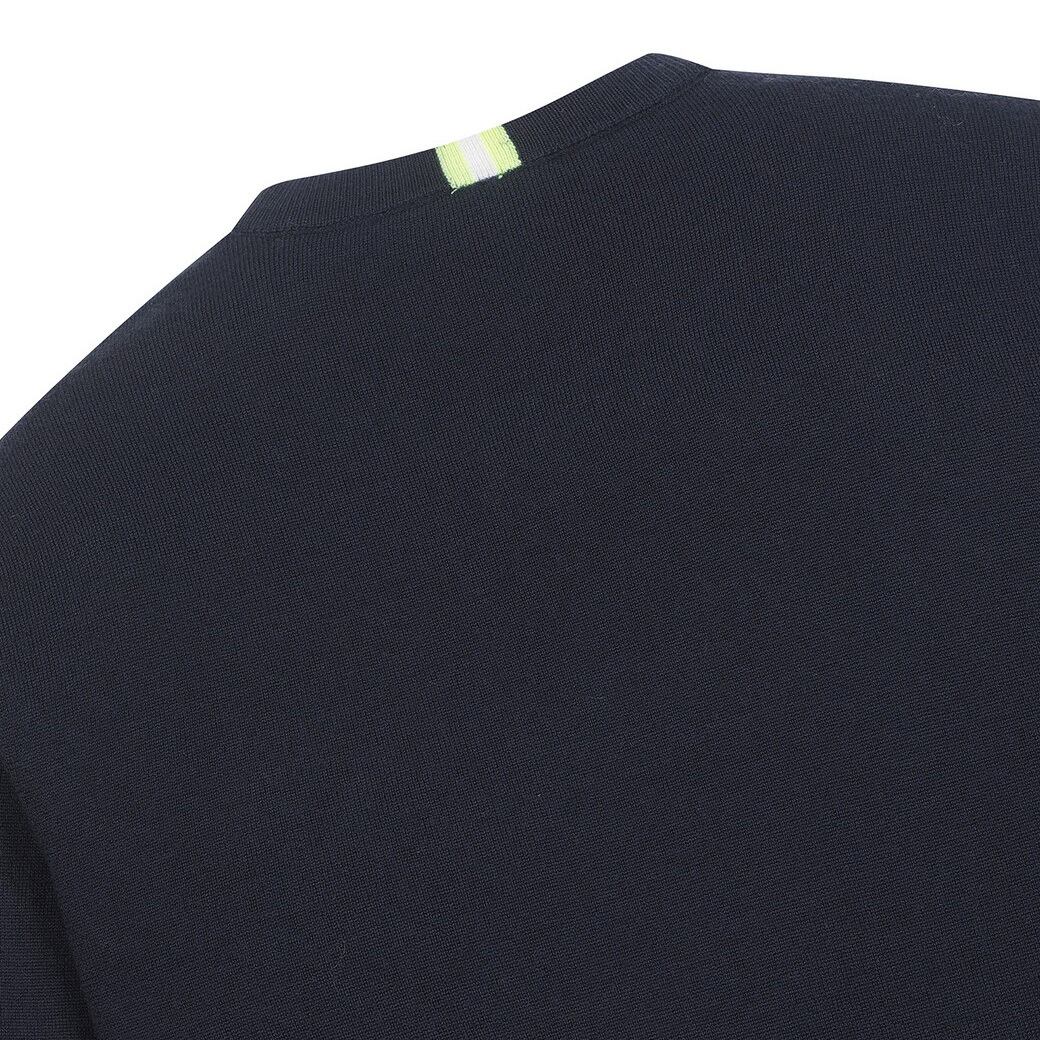 MEN エンボスソリッドセーター