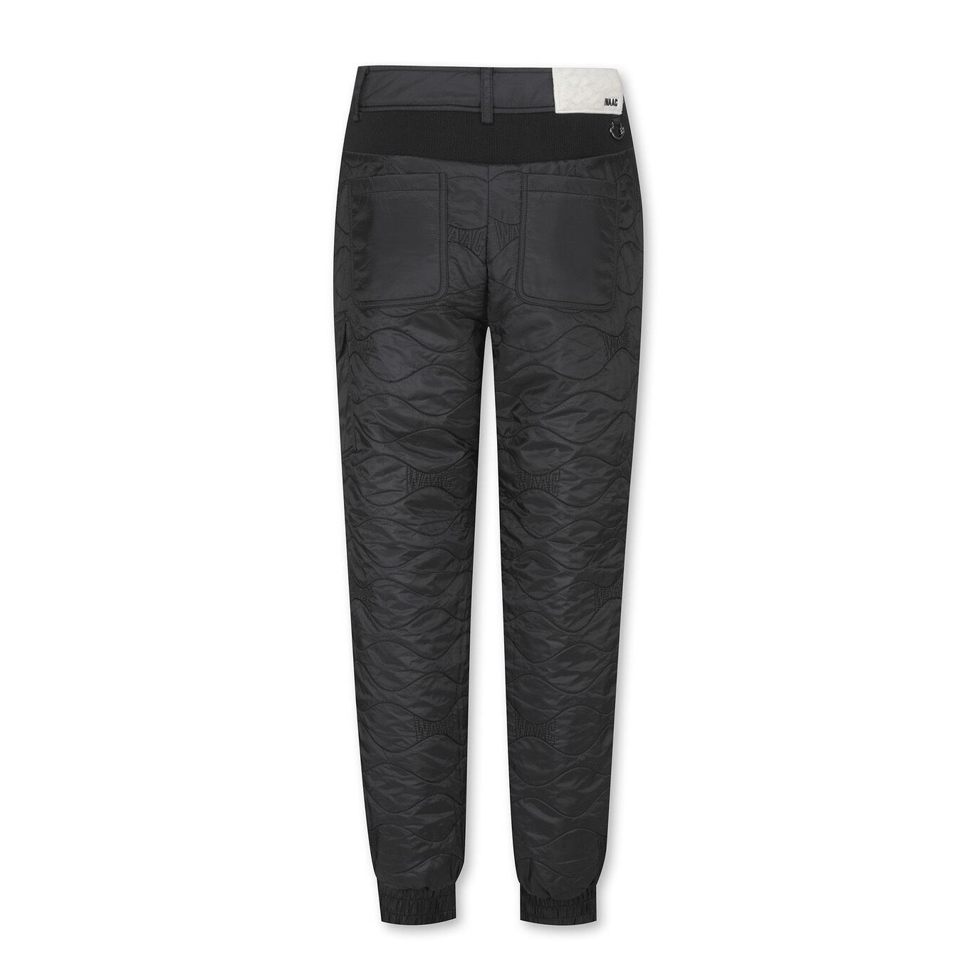 WOMEN パッド入り キルティング ルーズフィットジョガーパンツ