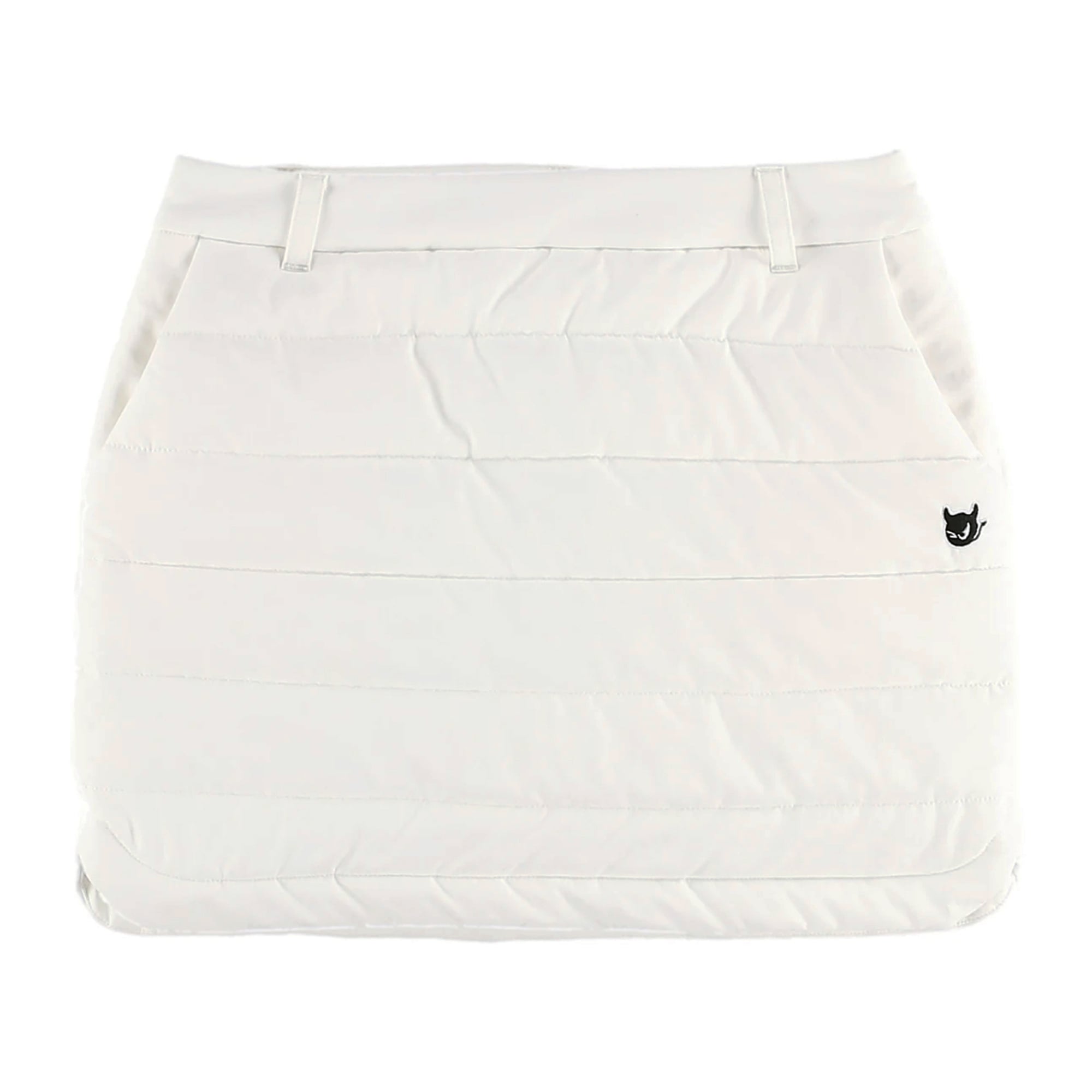 WOMEN 中綿ロゴエンボス スカート
