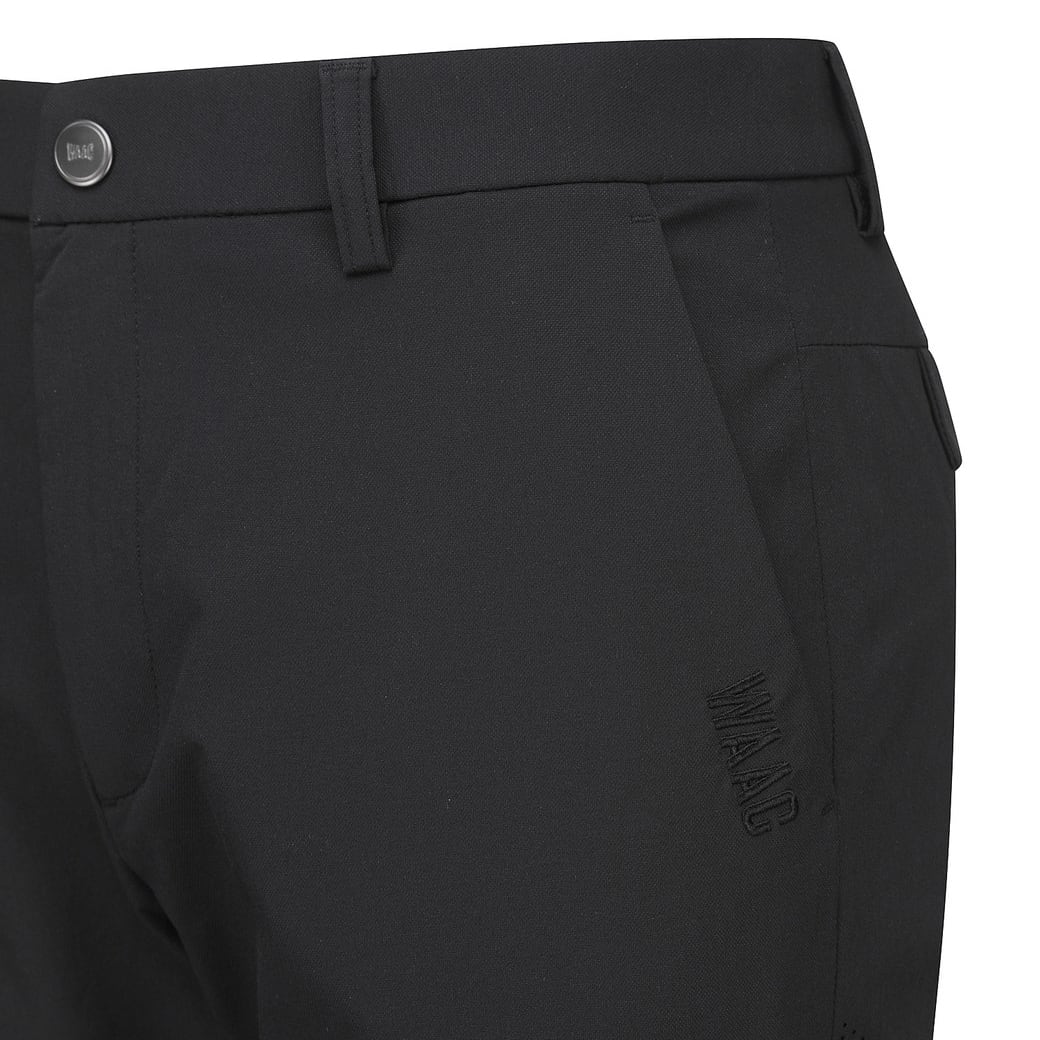 MEN ESSENTIAL スタンダードフィットパンツ ブラック