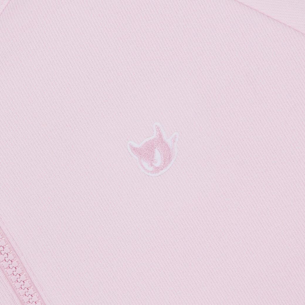 WOMEN ハイブリッドセミジップアップトレーナー