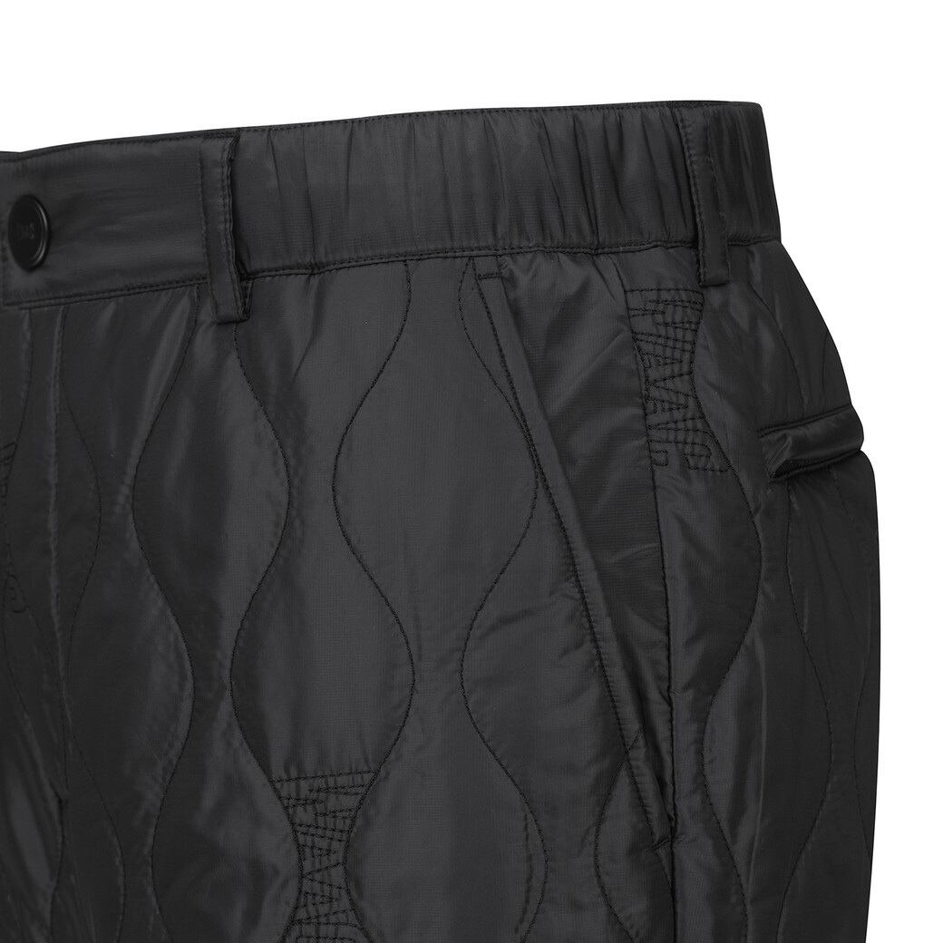 MEN パッド入りクイリングジョガーパンツ ブラック