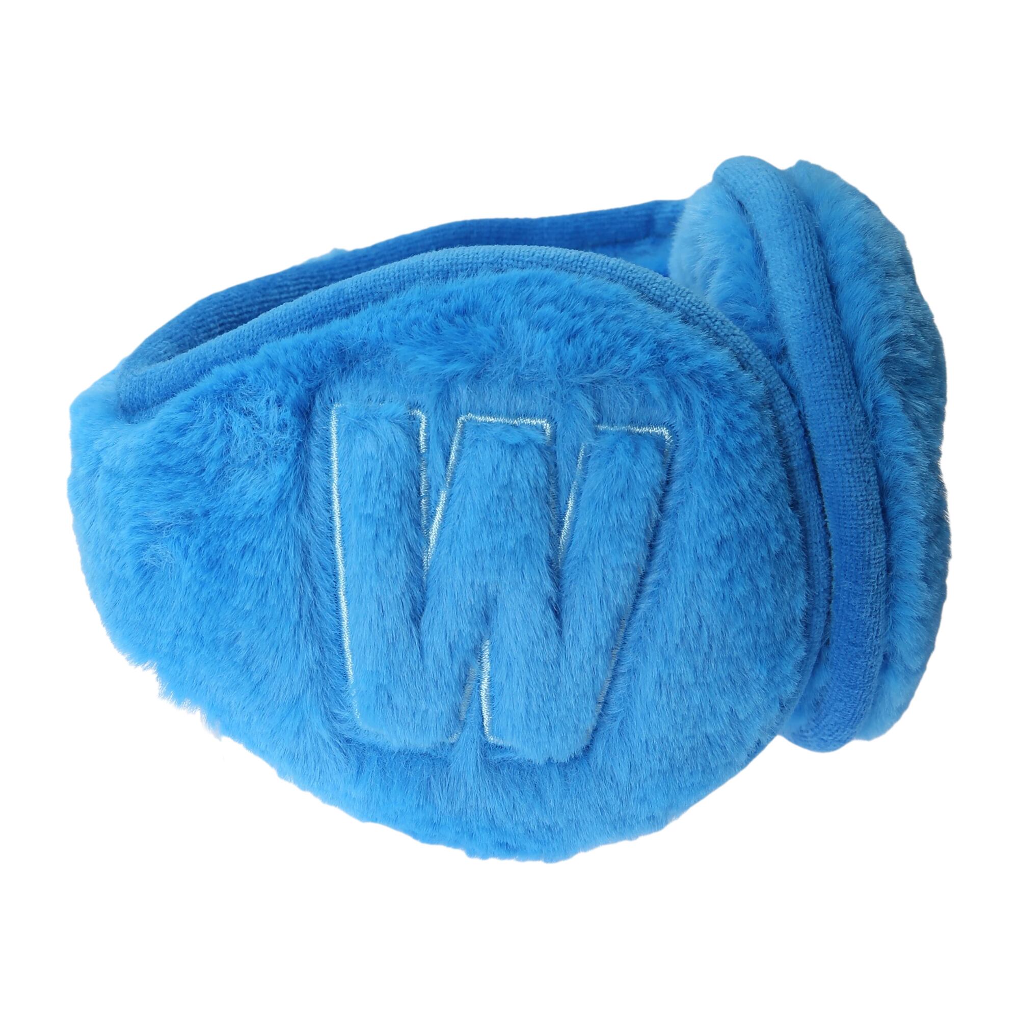 UNISEX FUR イヤーマフ ブルー