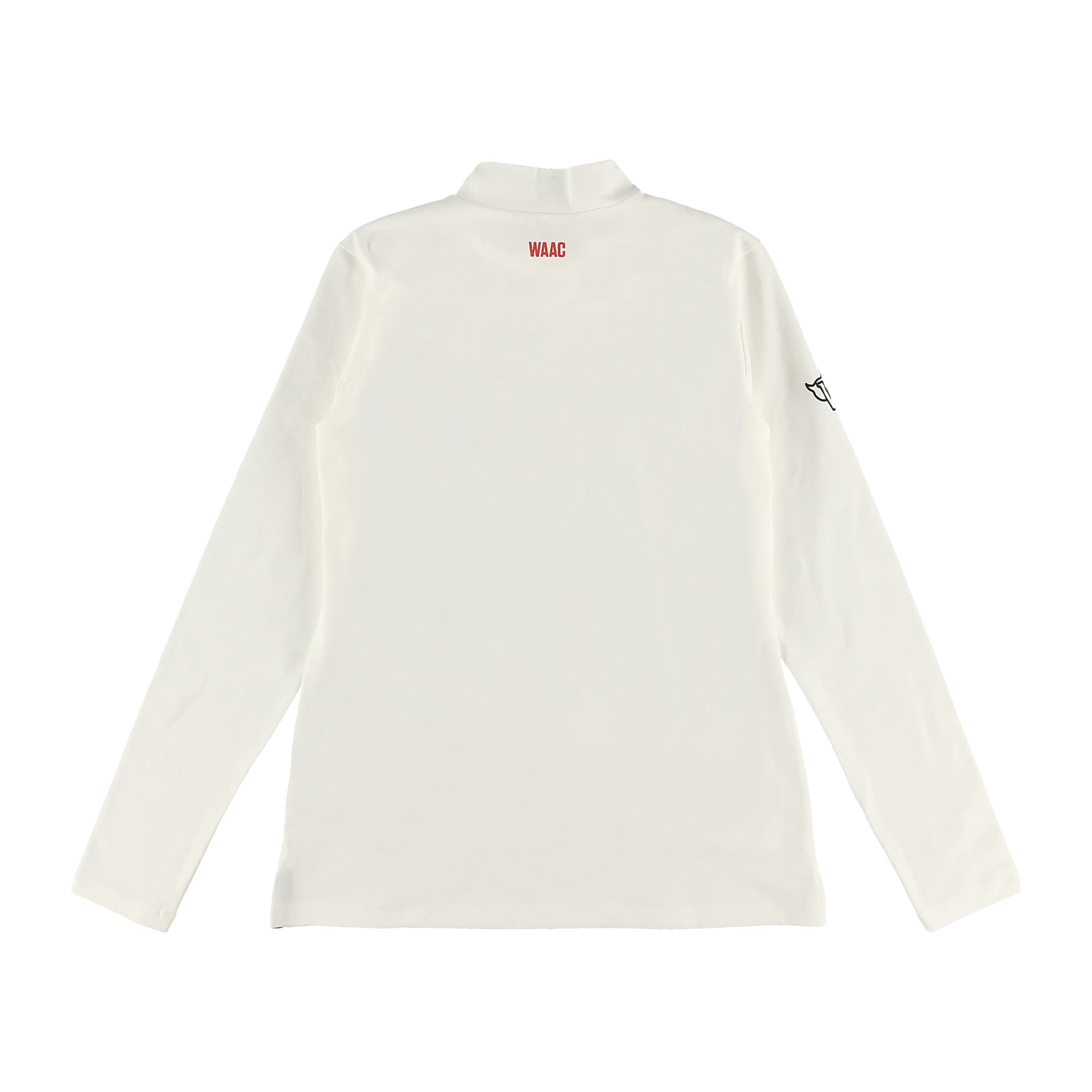 WOMENS シルケットコットンベア天竺 長袖モックネック/072224050
