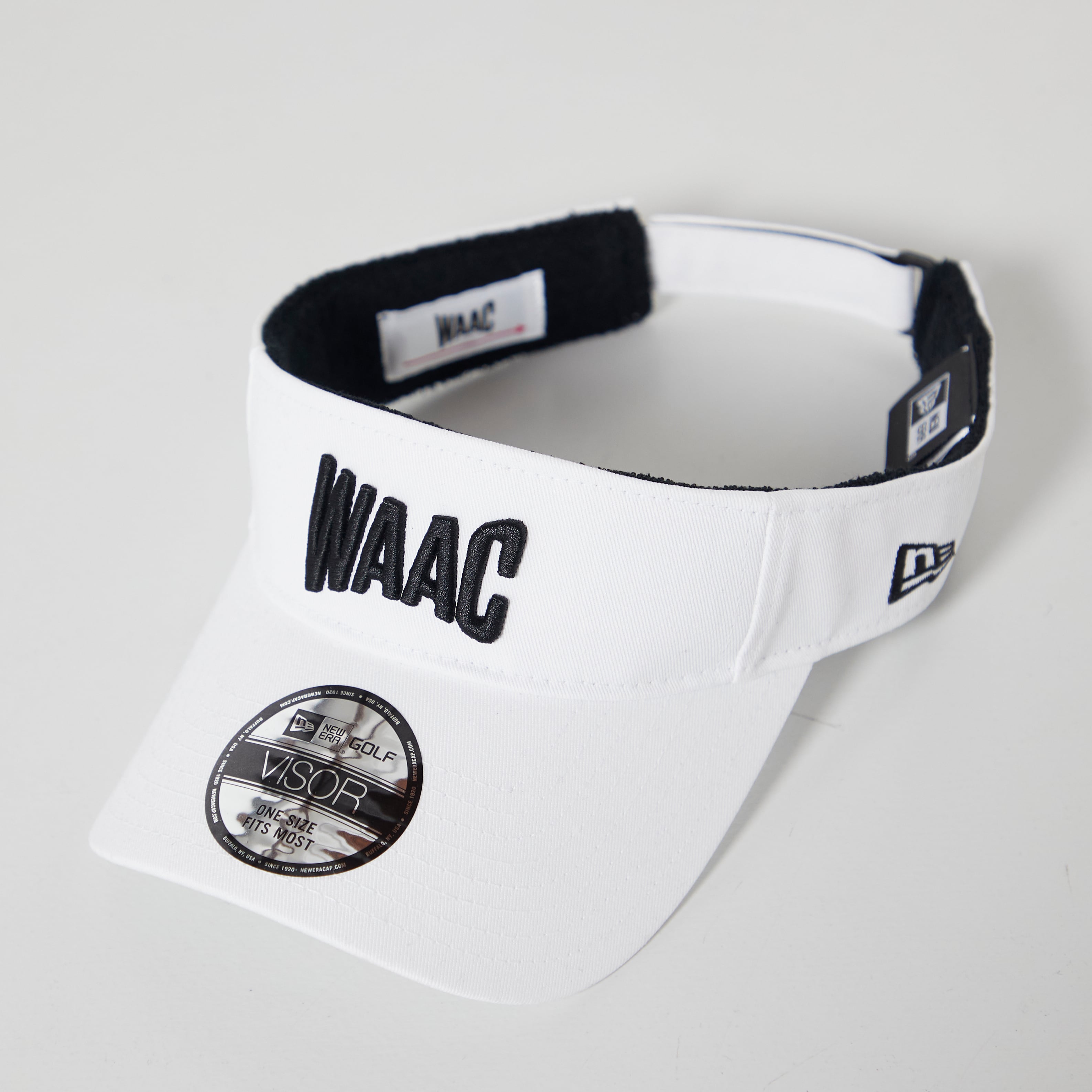 【NEW ERAコラボ】MENS ベーシックバイザー ホワイト/072214801