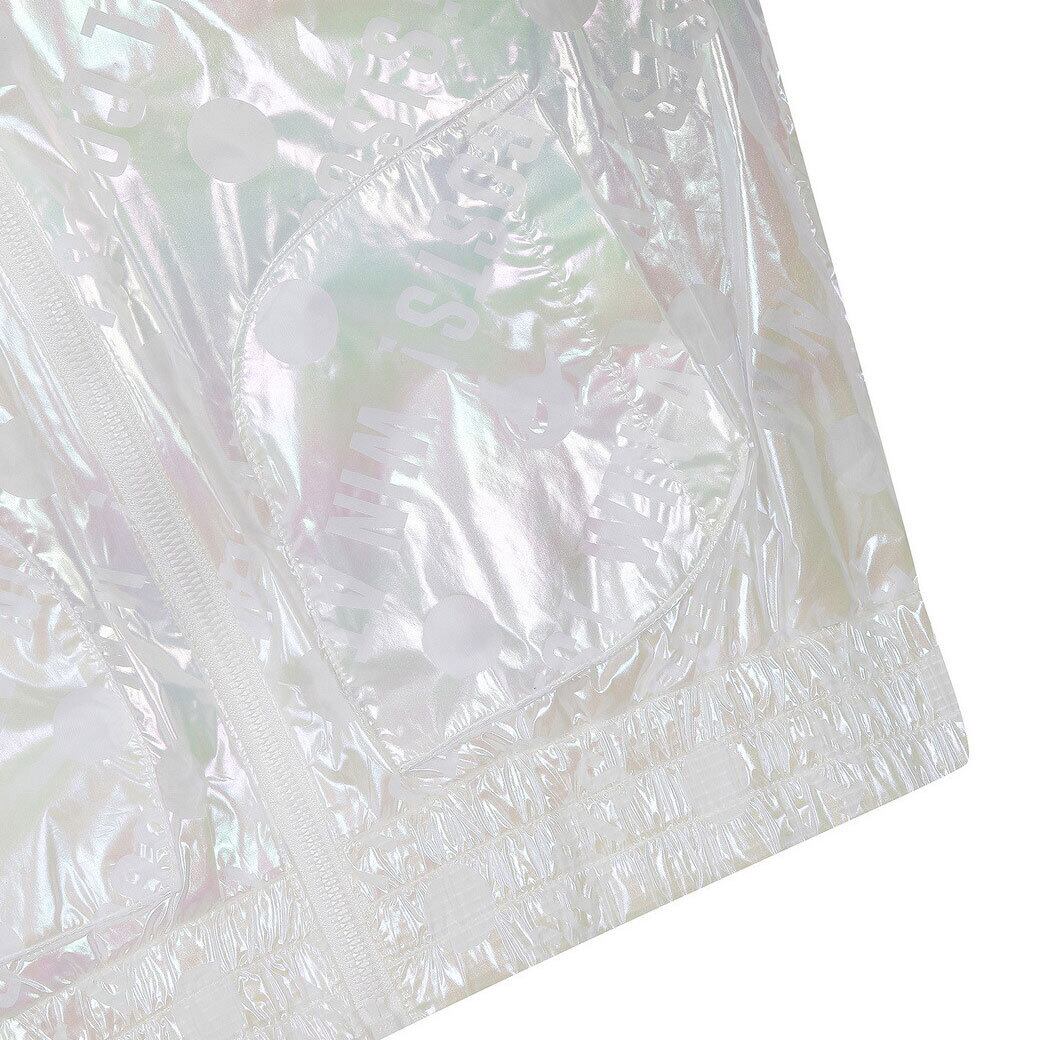 WOMEN オーロラ レタリングブルゾン ホワイト