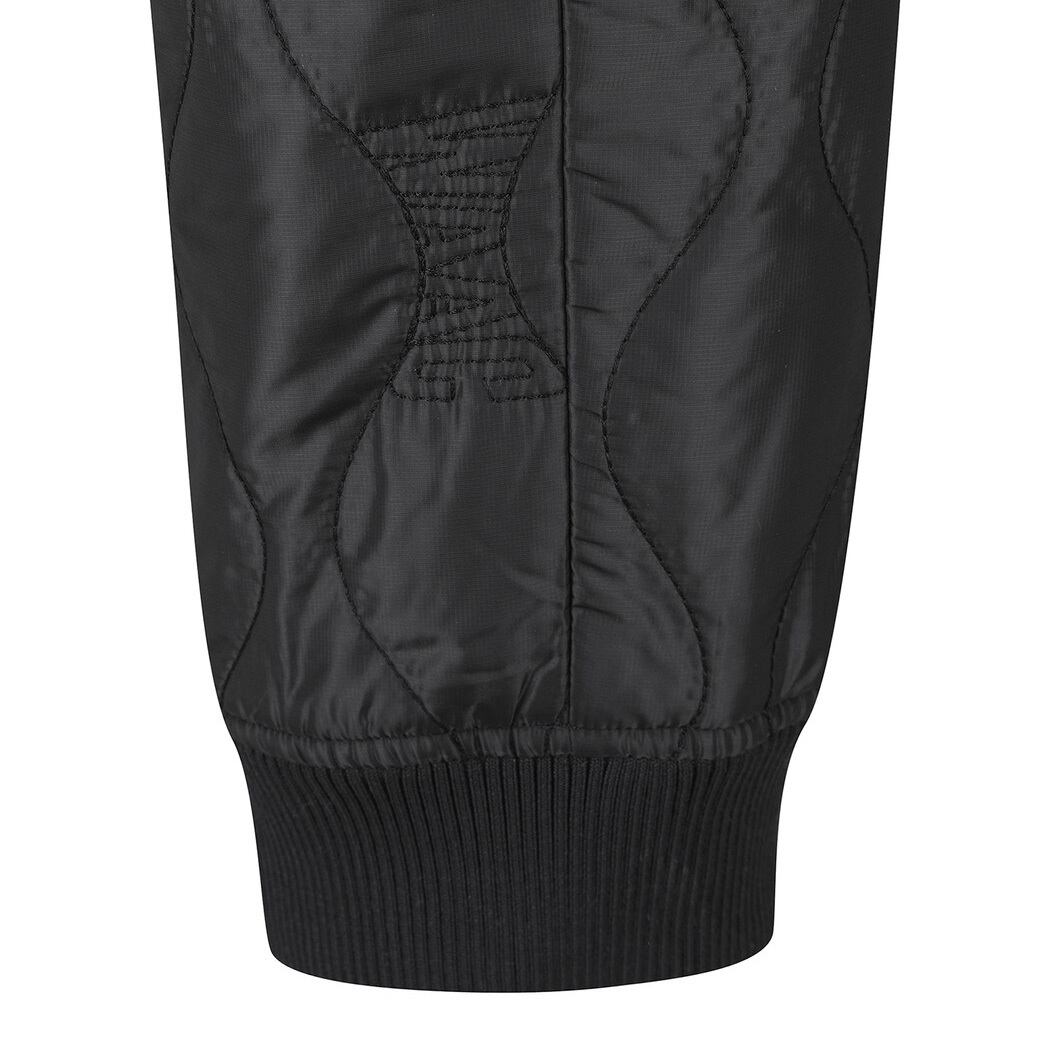 MEN パッド入りクイリングジョガーパンツ ブラック