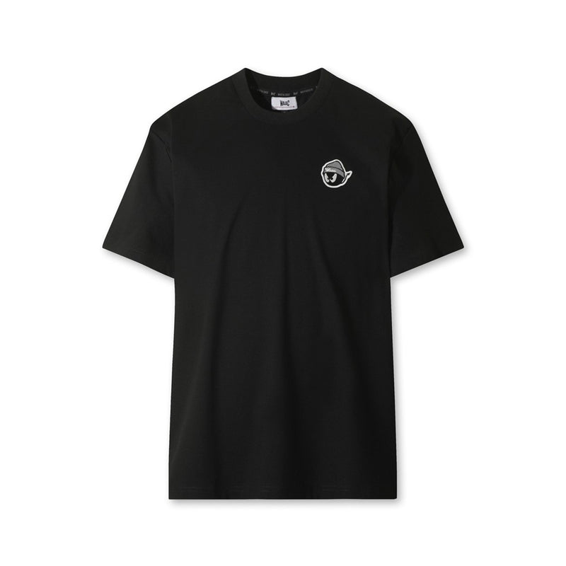 UNISEX WAACKYクルーネックTシャツ ブラック
