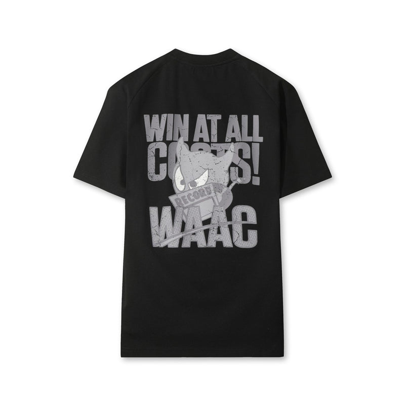 UNISEX WAACKYクルーネックTシャツ ブラック