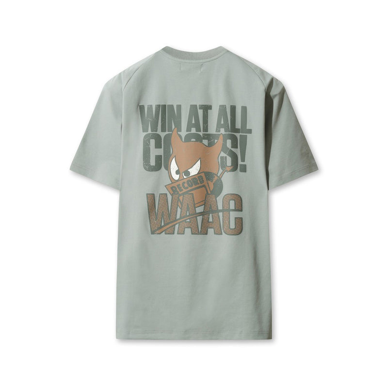 UNISEX WAACKYクルーネックTシャツ カーキ