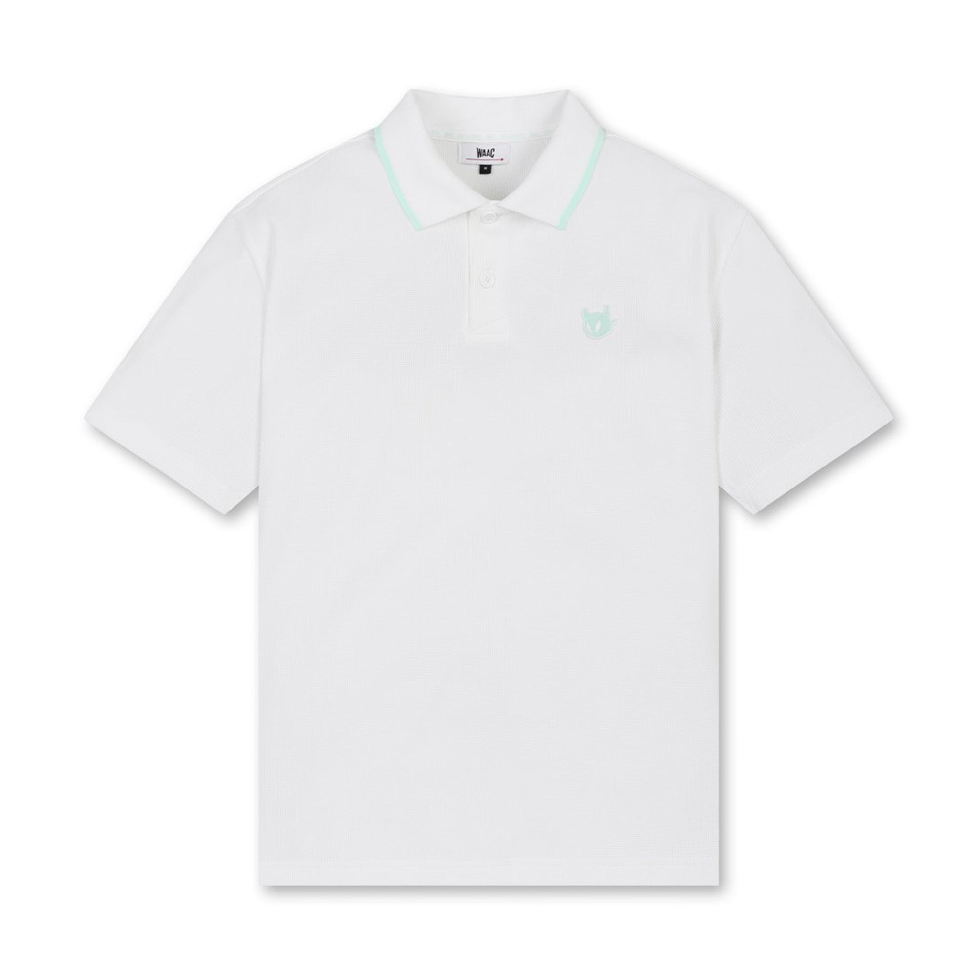 【25SS 新作｜一部店舗限定】MEN カラーブロックピケポロシャツ ホワイト
