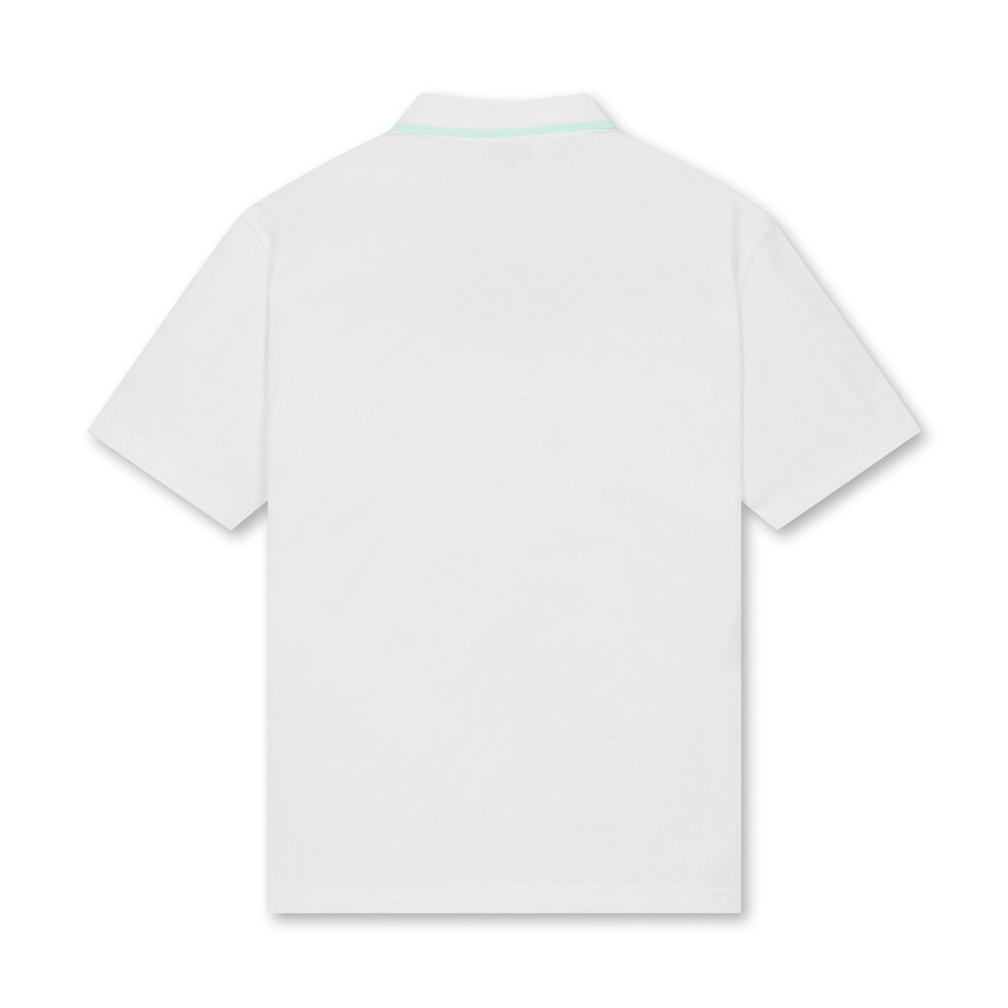 【25SS 新作｜一部店舗限定】MEN カラーブロックピケポロシャツ ホワイト