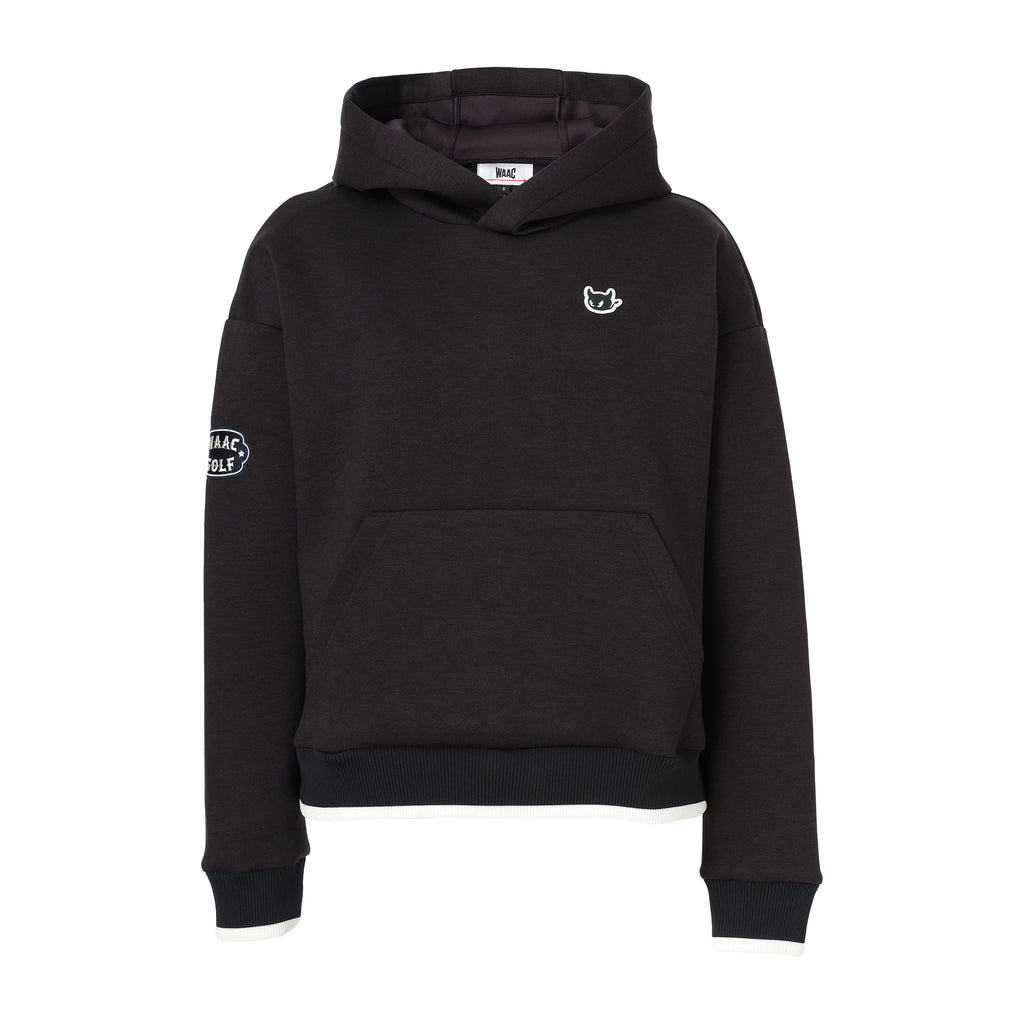 WOMENS ダンボールニット フーディー ブラック/072244071