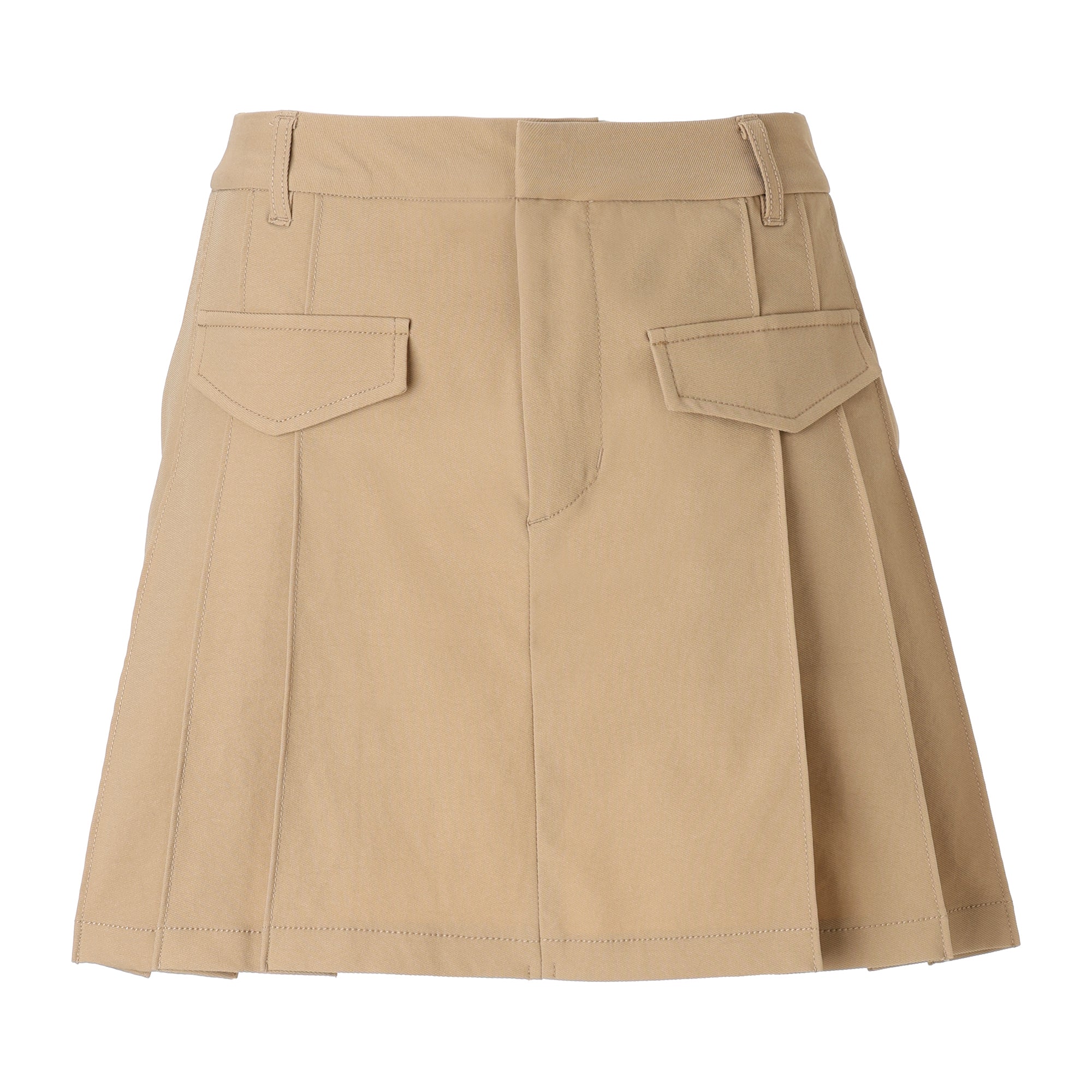 【25SS 新作】WOMEN デニムライクスカート ベージュ