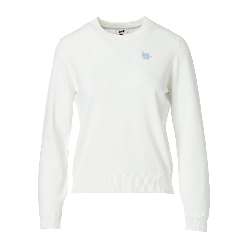 WOMEN シーズナルニットプルオーバー ホワイト