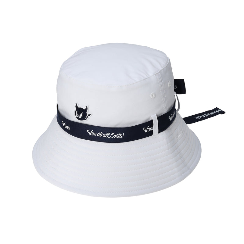 UNISEX リボンバケットハット ホワイト