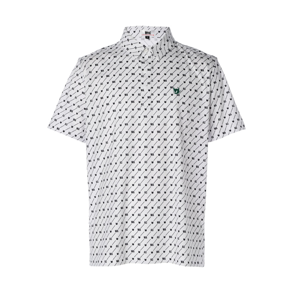 24SS】MENS ミニワッキースムース 半袖ポロシャツ ホワイト/072242011 