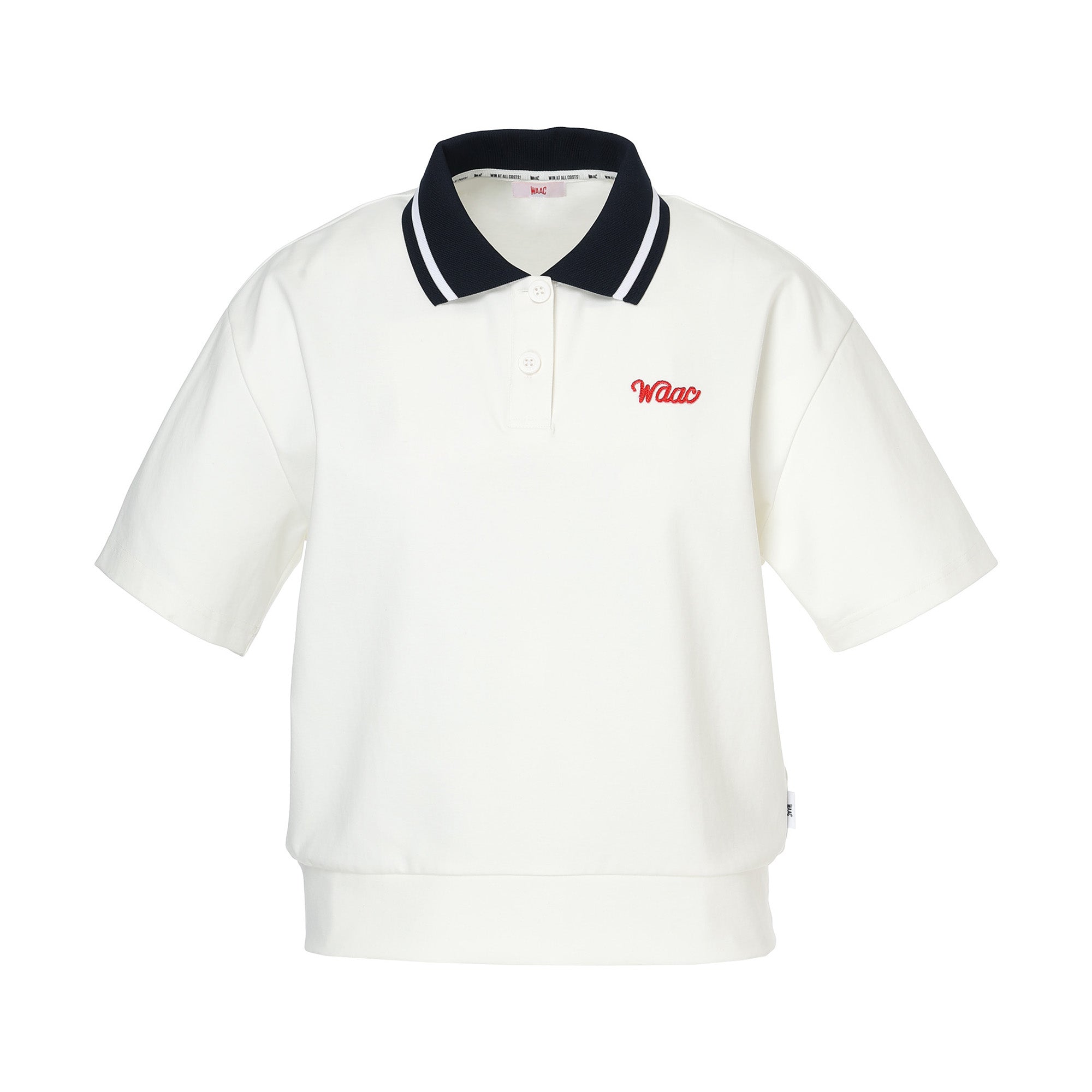 WOMEN ライトストレッチポンチ ポロシャツ ホワイト