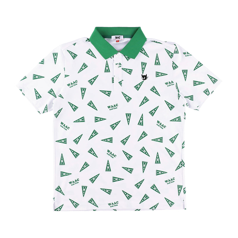 MENS ECOストレッチカノコ 半袖シャツ ホワイト/072234020