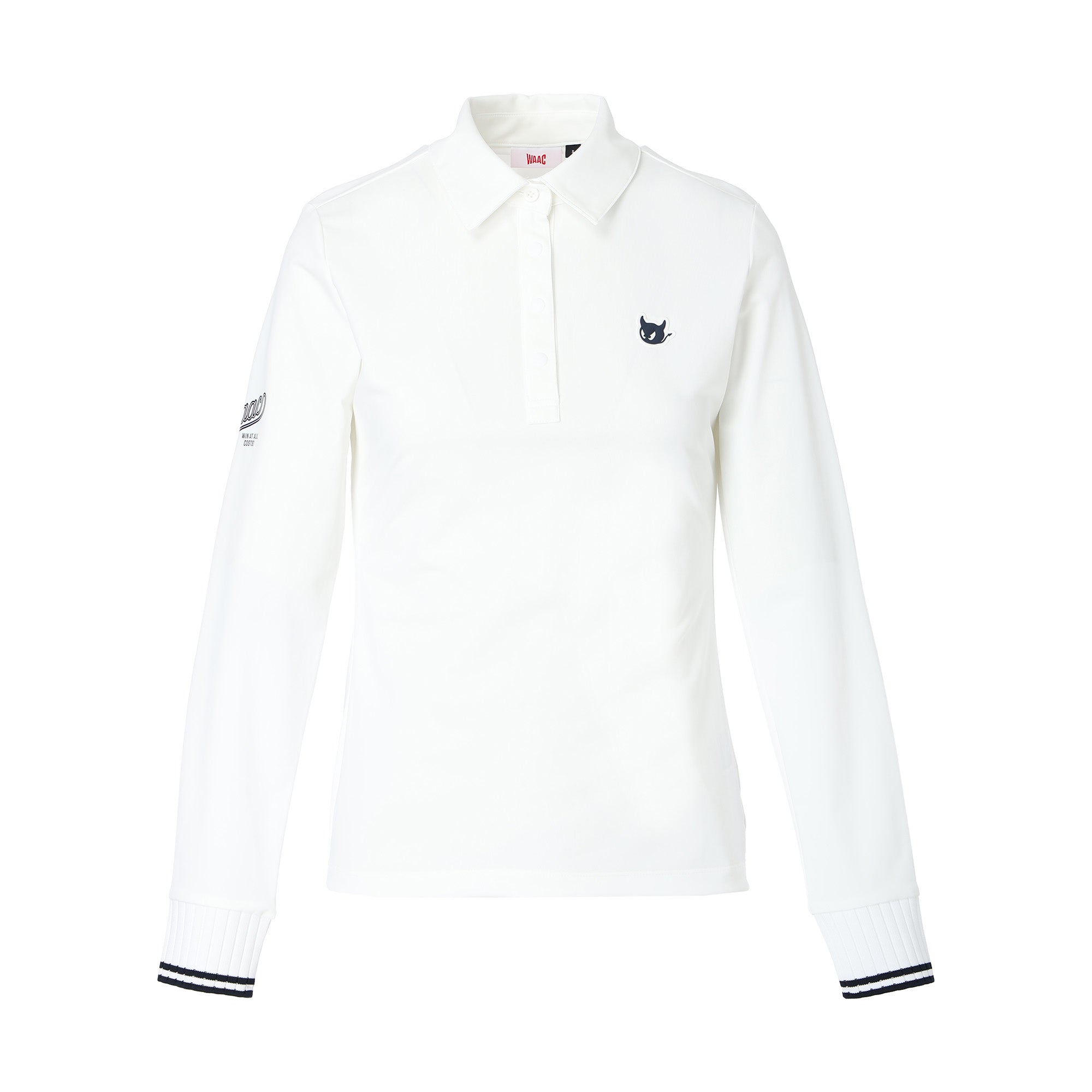 WOMEN BASIC ECO NYLON 長袖シャツ ホワイト