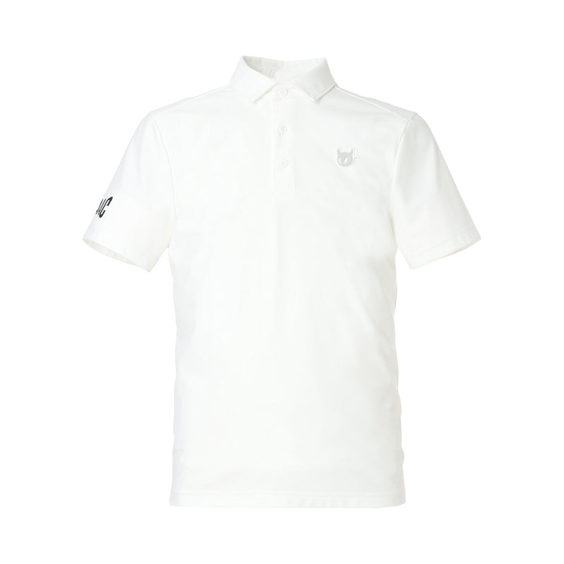 MEN ESSENTIAL ECO NYLON ポロシャツ ホワイト
