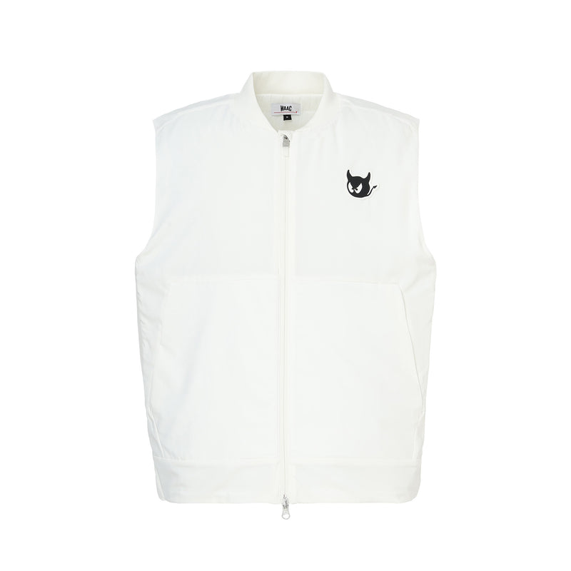MEN 中綿アウターベスト ホワイト