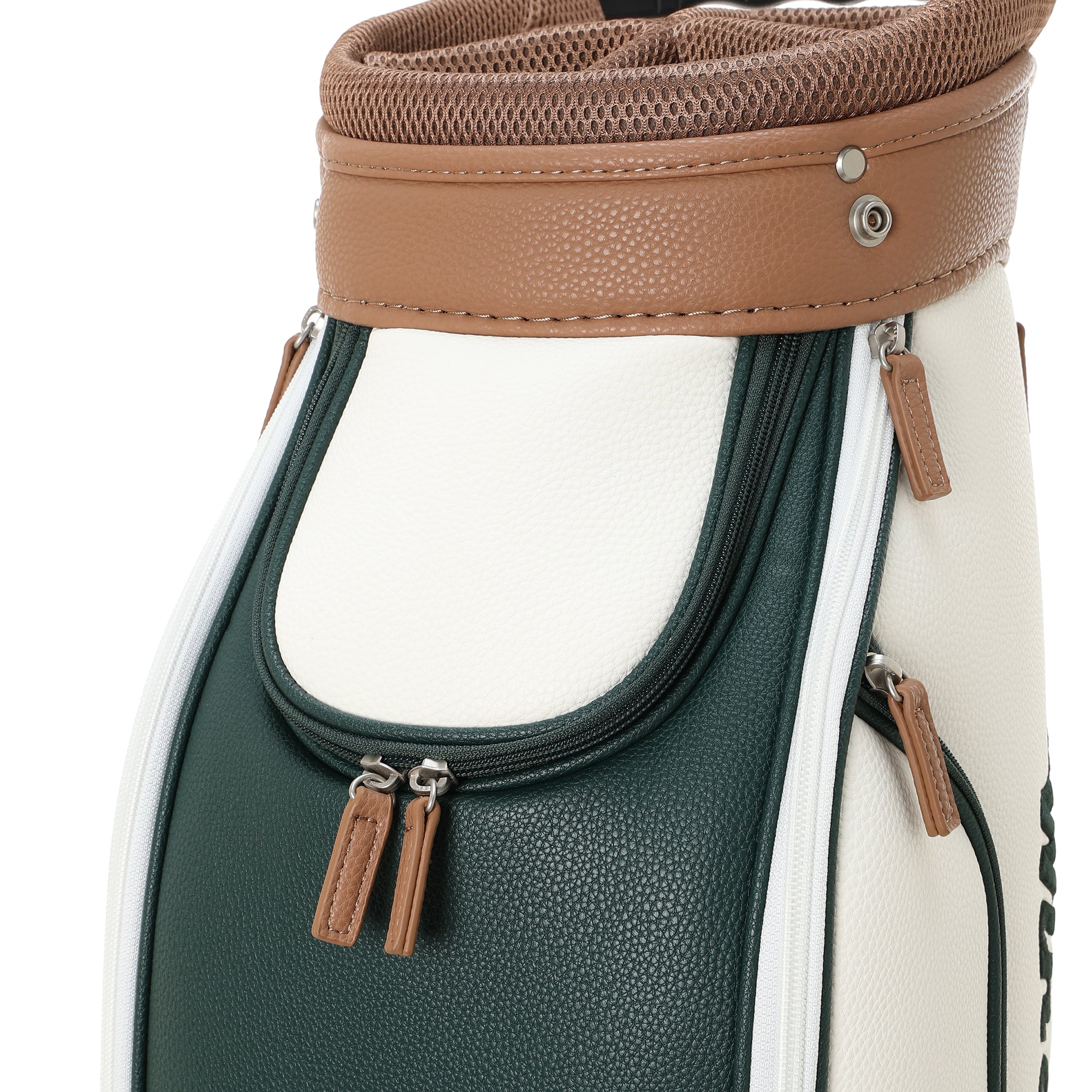 Grainy Synthetic Leather キャディバッグ ネイビー