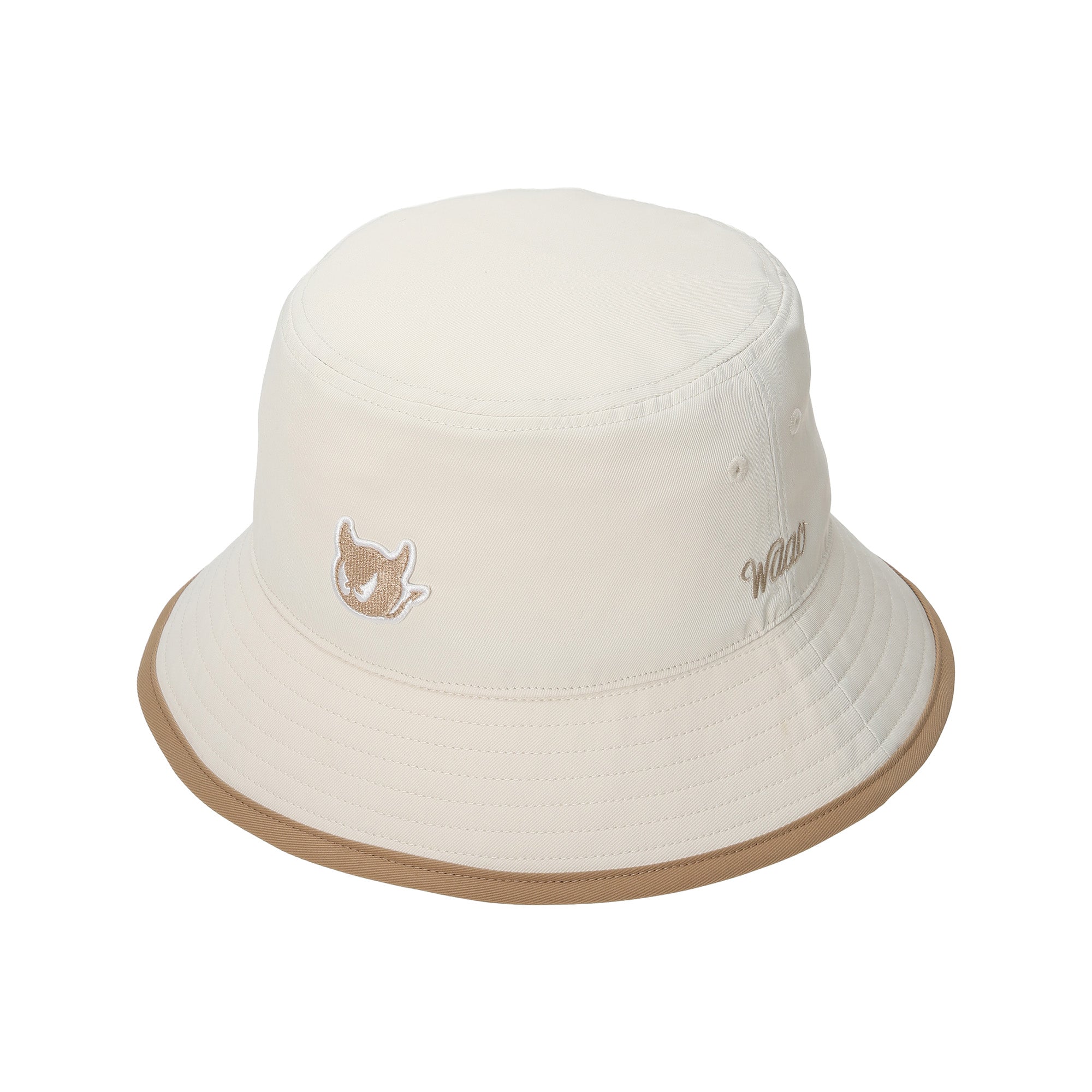 UNISEX バイカラーバケットハット アイボリー
