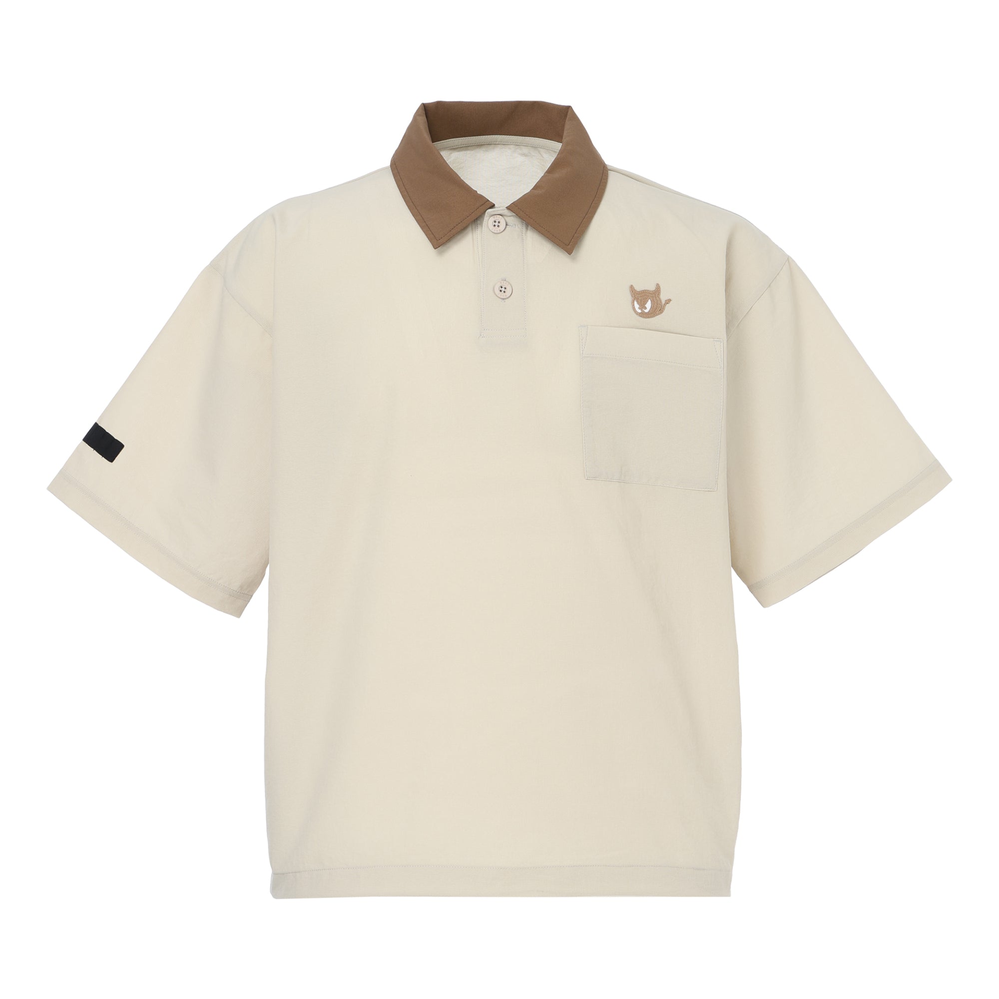 MEN ミニリップストップAirシャツ アイボリー