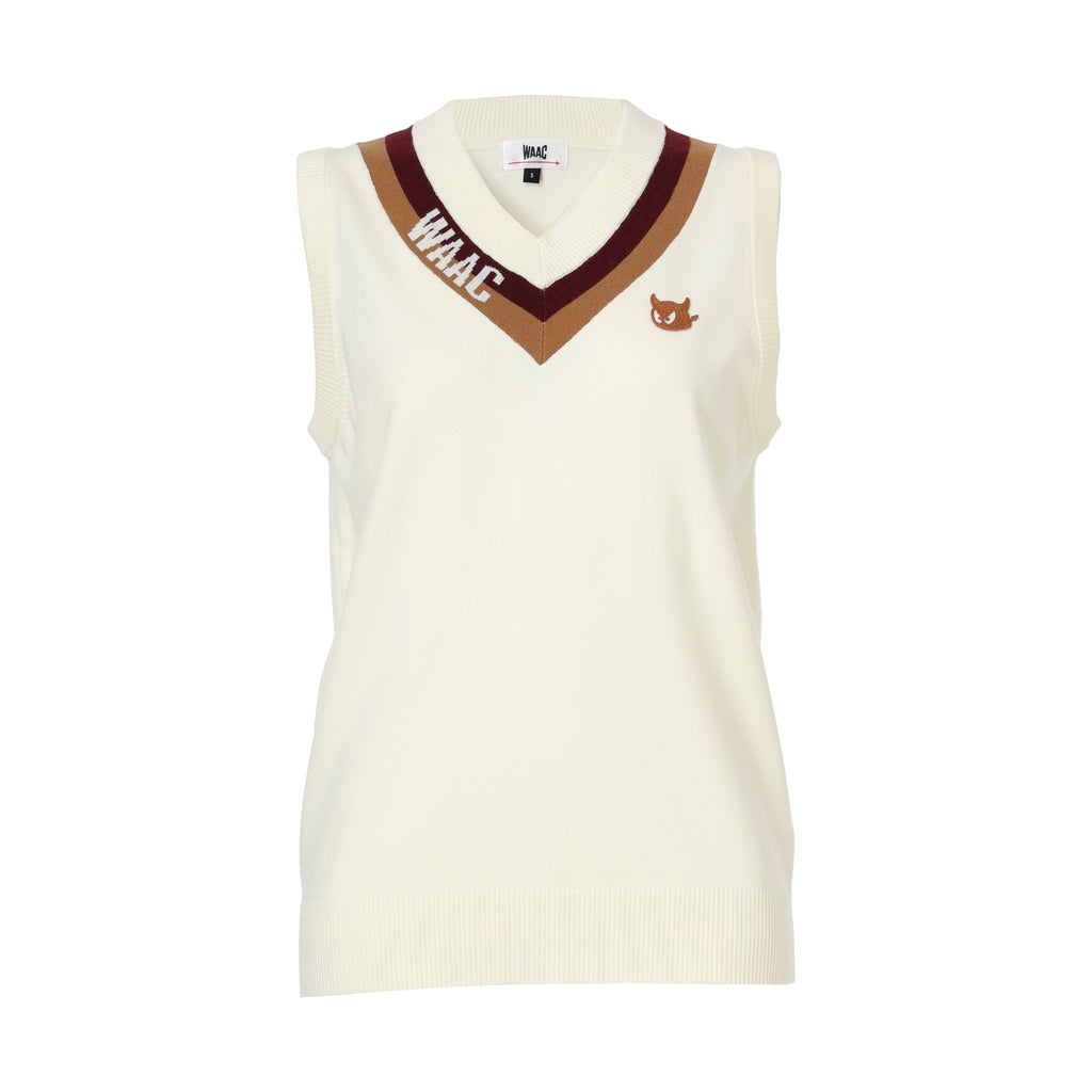 24AW】WOMENS ESSENTIALニットベスト アイボリー/072244771