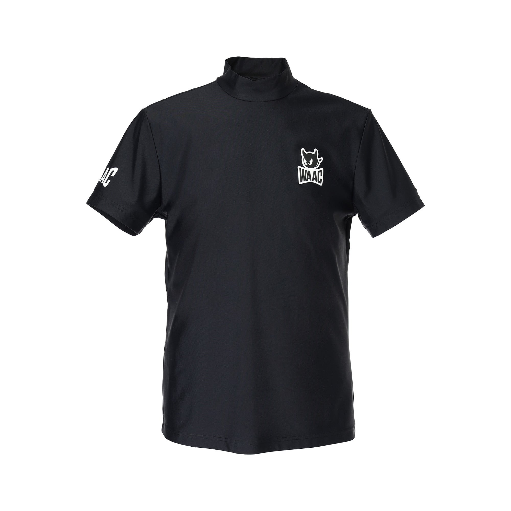 MEN ECO NYLON モックネック ブラック