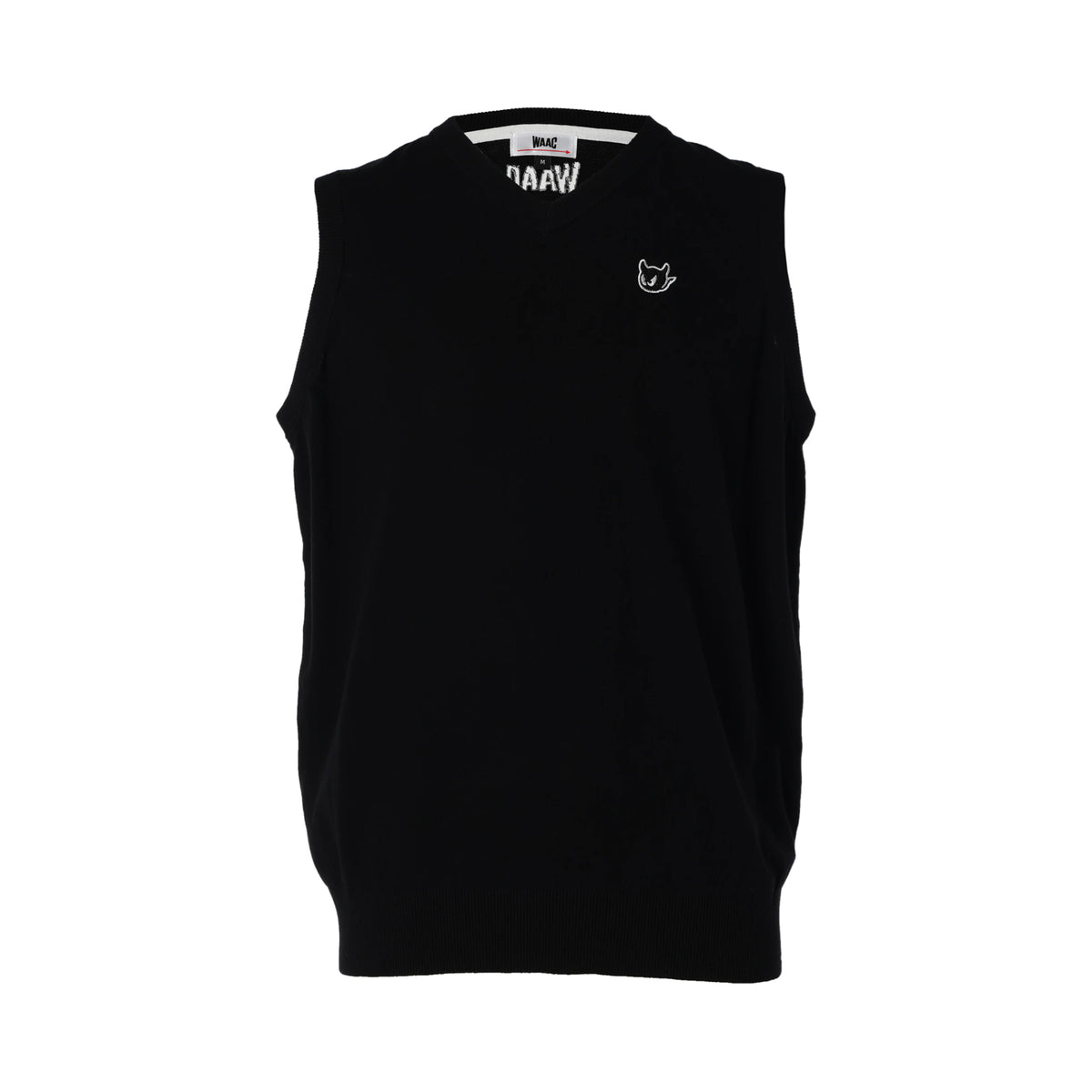 24SS】MENS ソフトタッチベーシックニットベスト ブラック/072242712