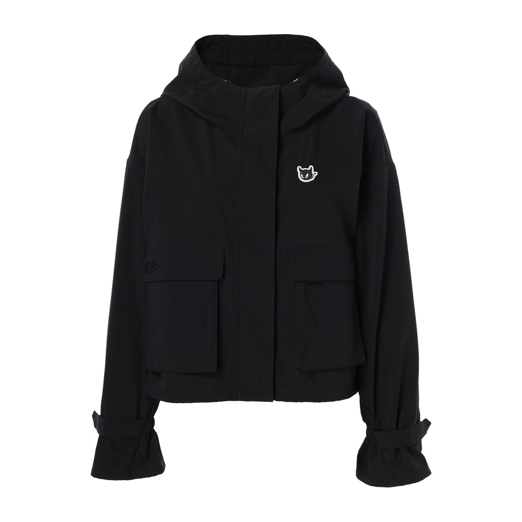 WOMENS SOLOTEX® フリーモーションタフタ ブルゾン ブラック/072244170