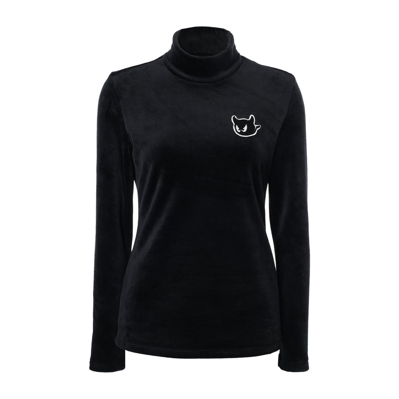 WOMEN BOMBER HEAT®ベロア ブラック