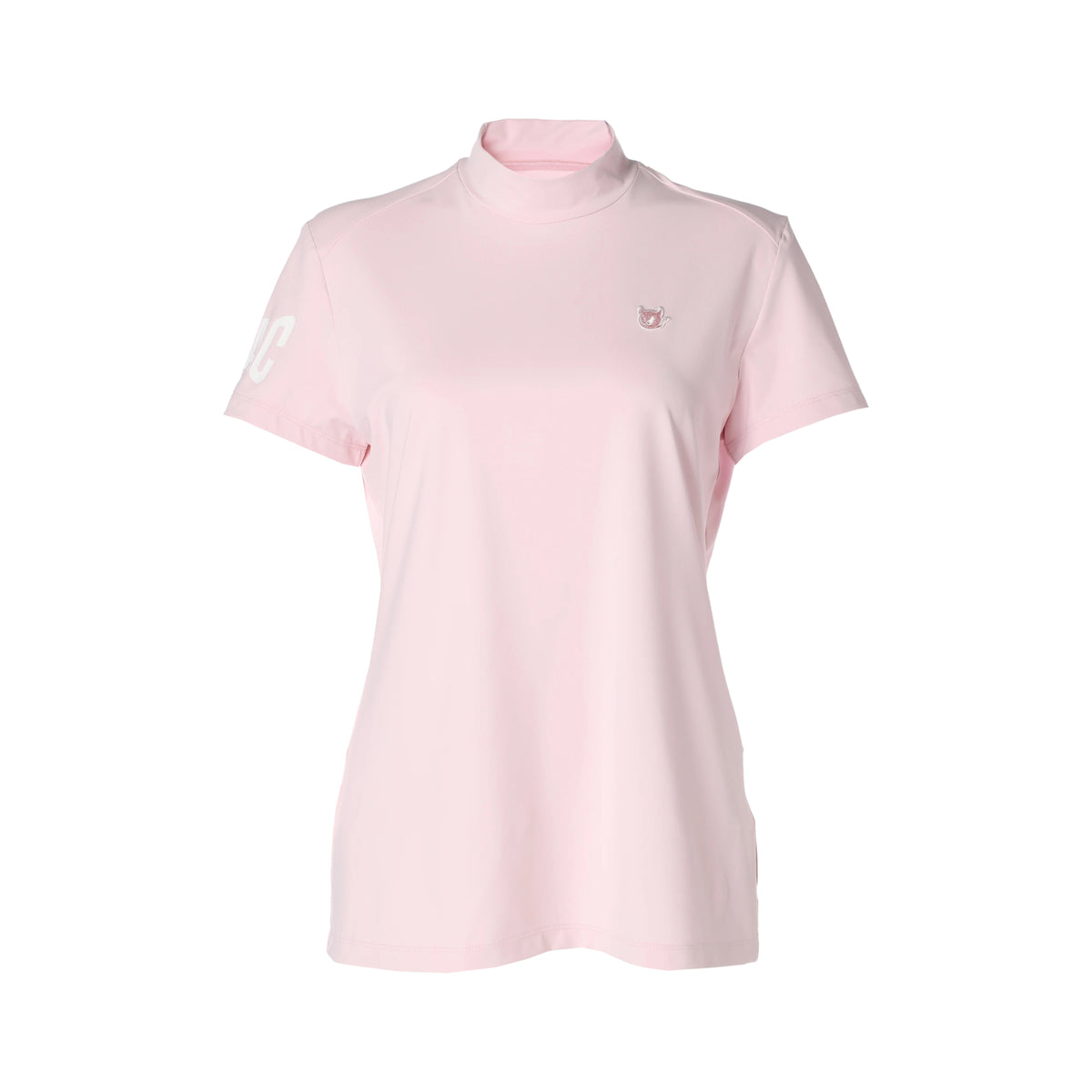 24SS】WOMENS PLAYERS EDITION 半袖モックネック ライトピンク/072242051 