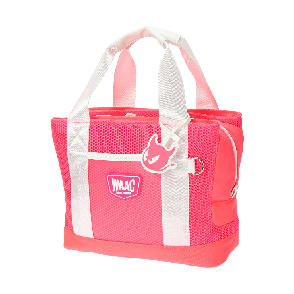 UNISEX シアーレイヤー カートバッグ ピンク/072242820