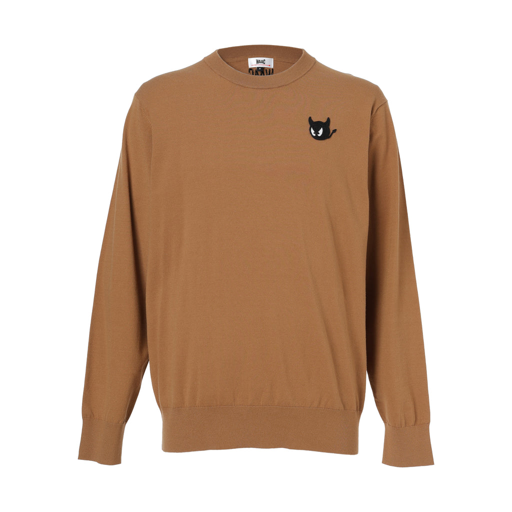 MENS ESSENTIALニット ベージュ/072244720