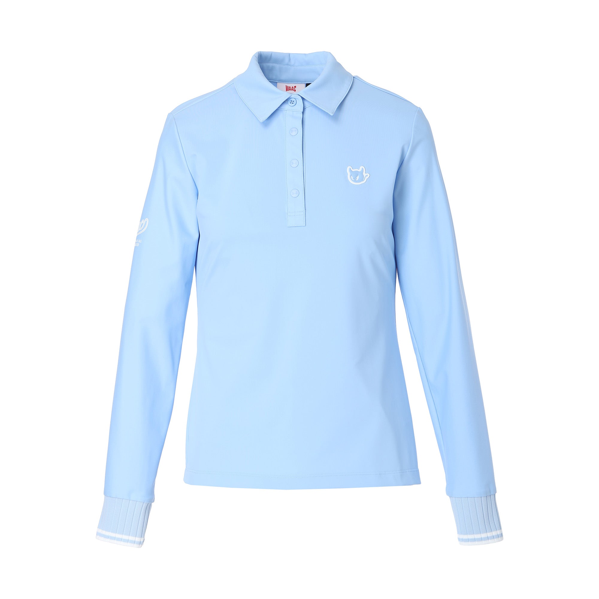 WOMEN BASIC ECO NYLON 長袖シャツ ライトブルー