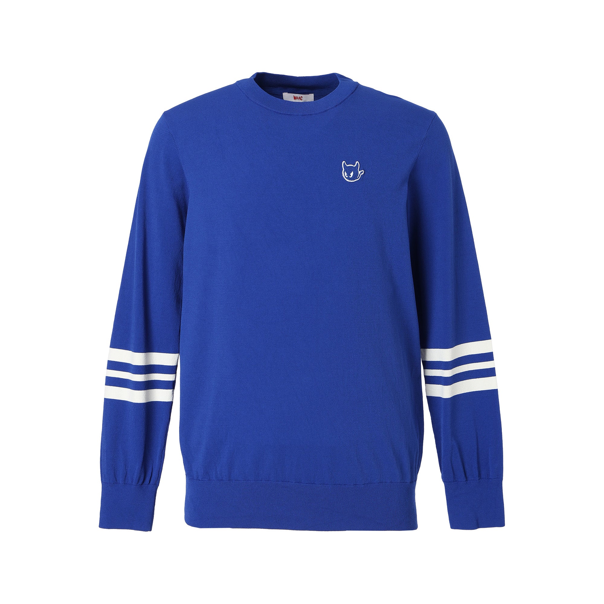 MEN ドライタッチ サマーニットプルオーバー ブルー