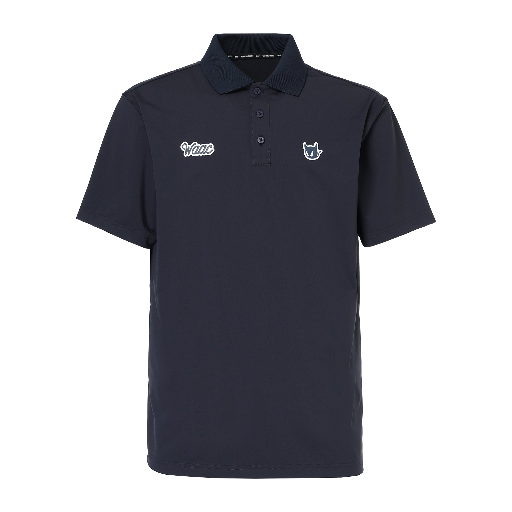 waac ワックポロシャツ　新品 MEN WAACKYピケポロシャツ ライトブルー