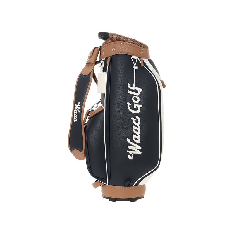 UNISEX Grainy Synthetic Leather キャディーバッグ ネイビー