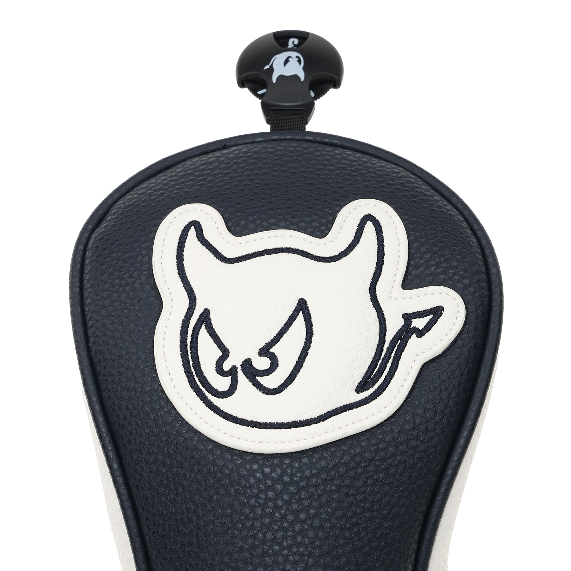 UNISEX Grainy Synthetic Leather FWヘッドカバー ネイビー