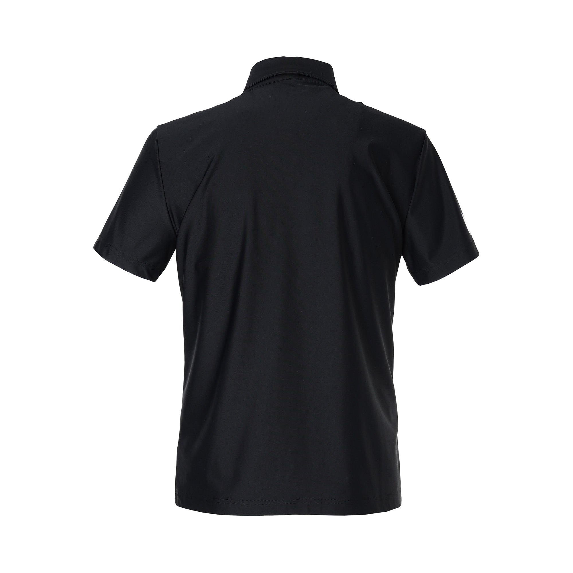MEN ESSENTIAL ECO NYLON ポロシャツ ブラック