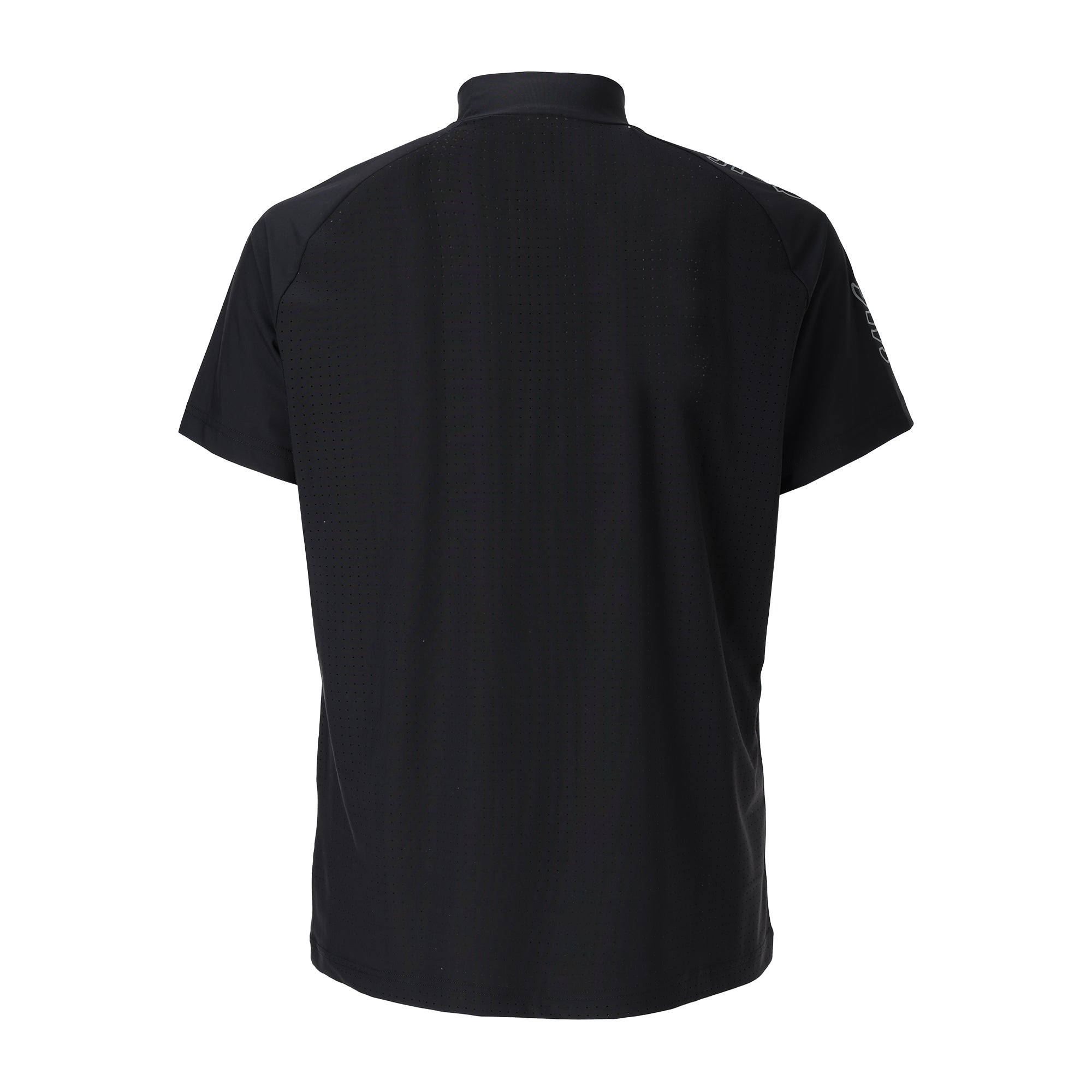 【25SS 新作】MEN EUROJERSEYパンチングモックネック ブラック