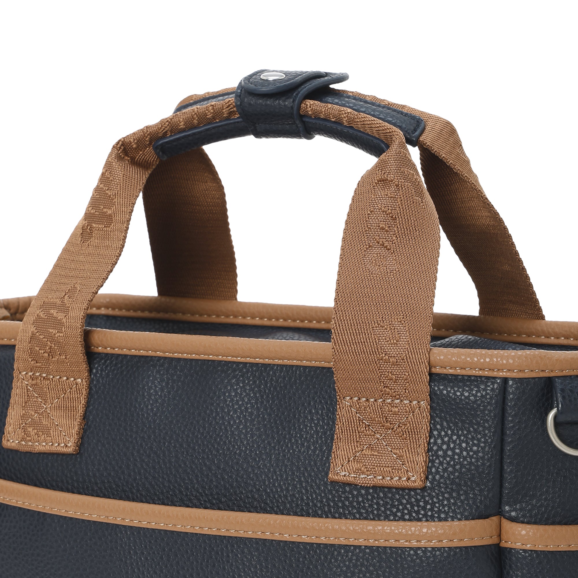 UNISEX Grainy Synthetic Leather カートバッグ ネイビー