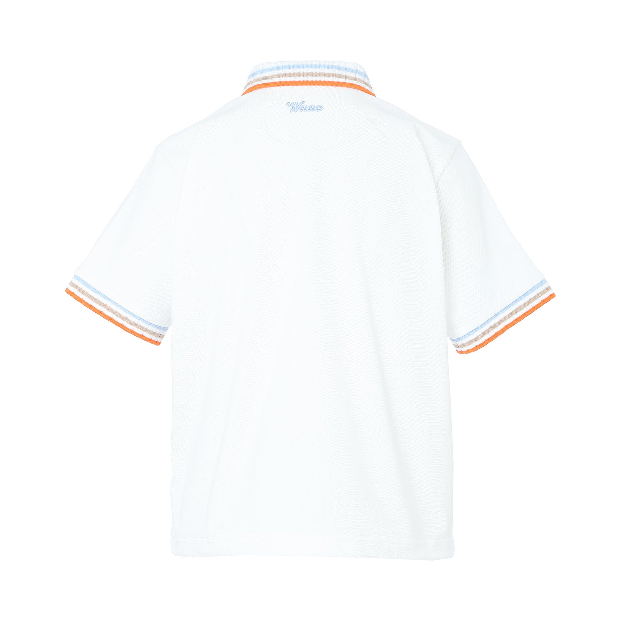 WOMEN ルーズフィットポロシャツ ホワイト