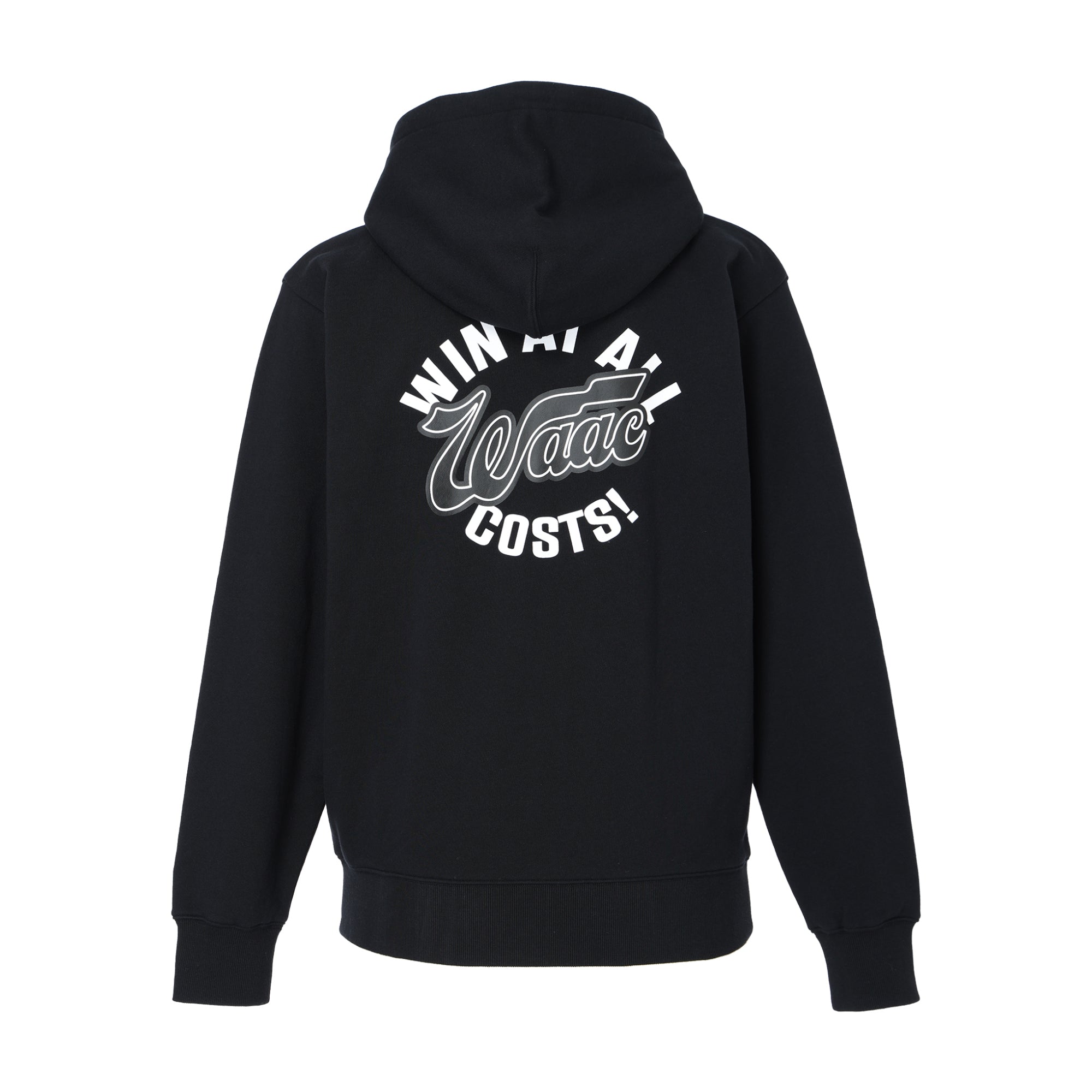 UNISEX ジップアップフーディ ブラック