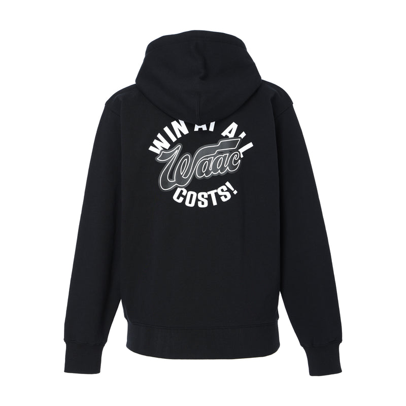 UNISEX ジップアップフーディ ブラック