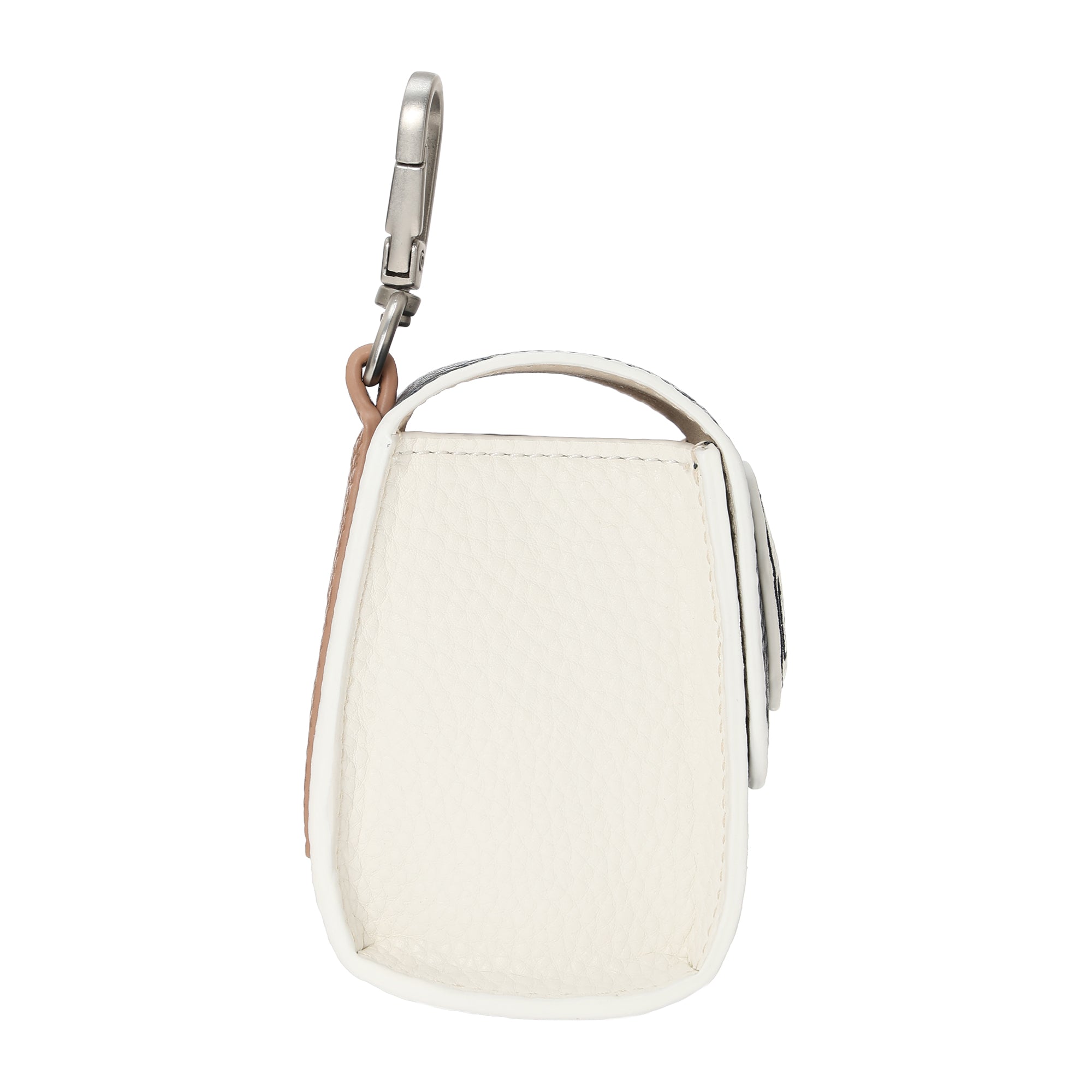 UNISEX Grainy Leather ボールポーチ アイボリー