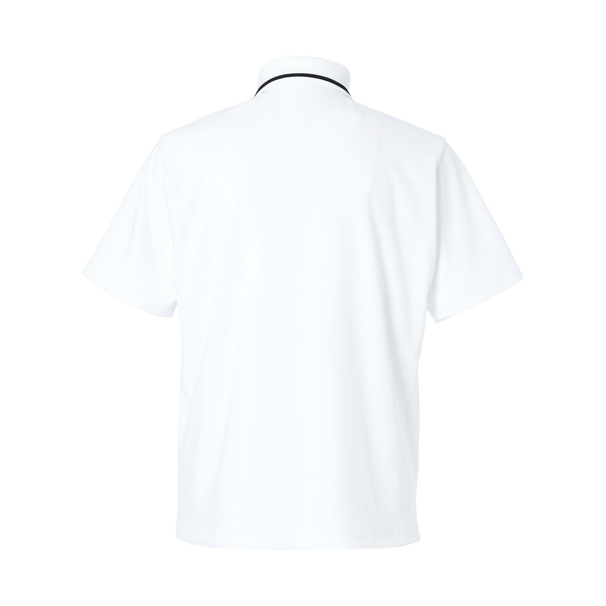 MEN サスティナブル ワッフルピケポロシャツ ホワイト